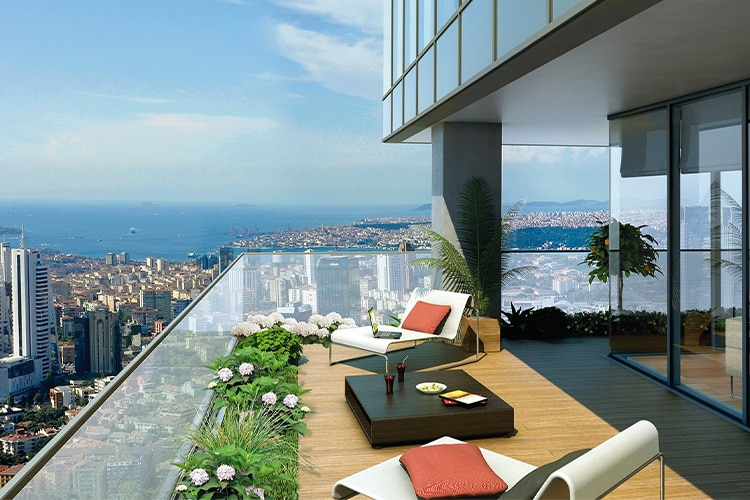 Modern-Green-Balcony